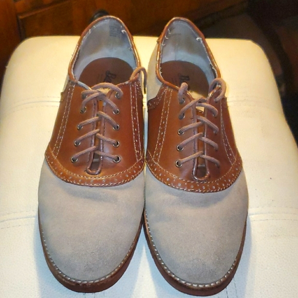 G.H. Bass & Co. Shoes - Womens Bass Enfield Leather Saddle Shoes Sz. 9.5